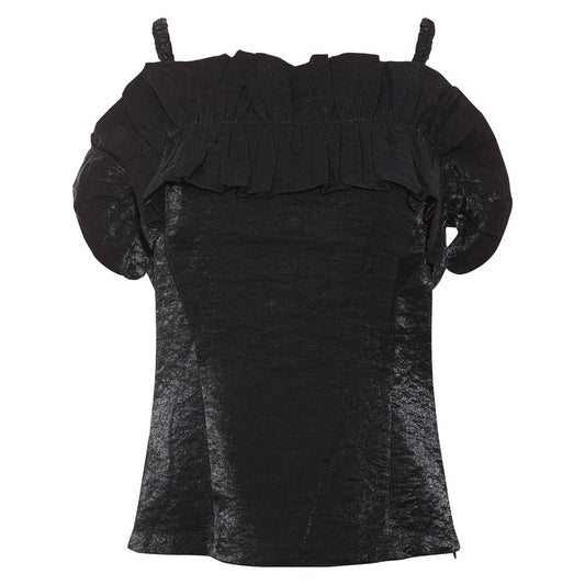 Rue De Femme Black Jermina Top