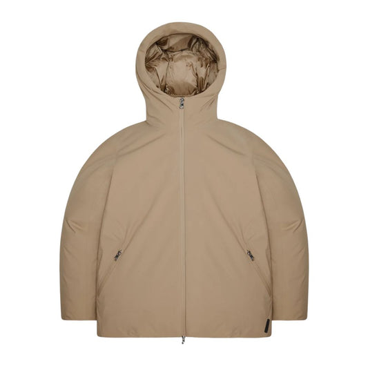 RAINS Beige Sarna Long Puffer W Jacket W4T3