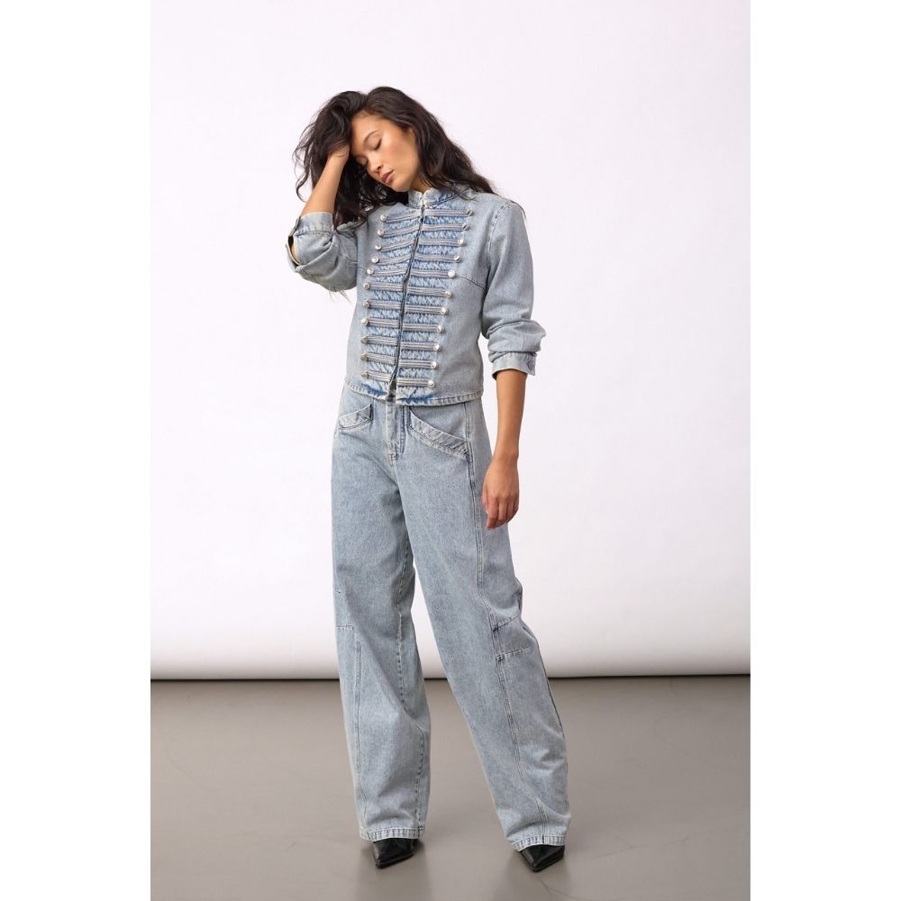Co`Couture Denim Jackson Officer Jacket