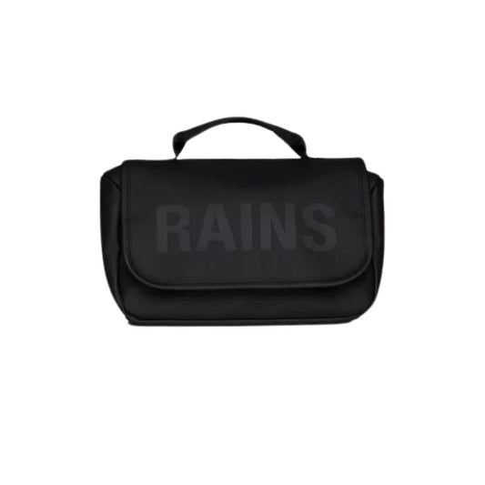 Rains Black Wash Bag