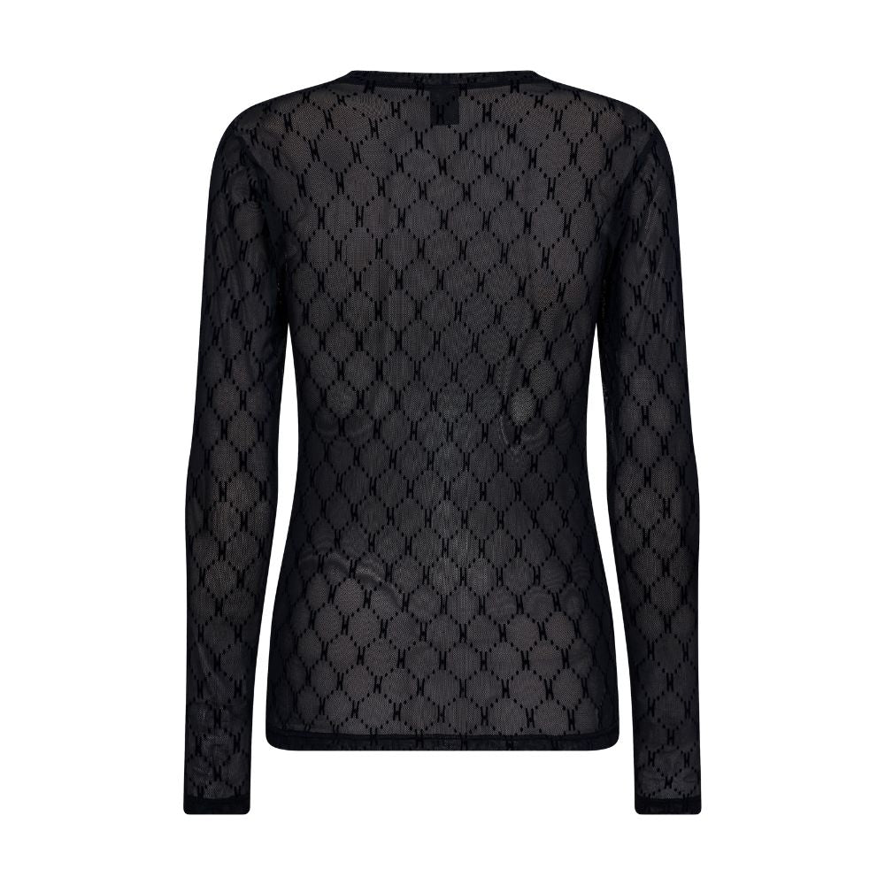 Hype The Detail Black Mesh Blouse