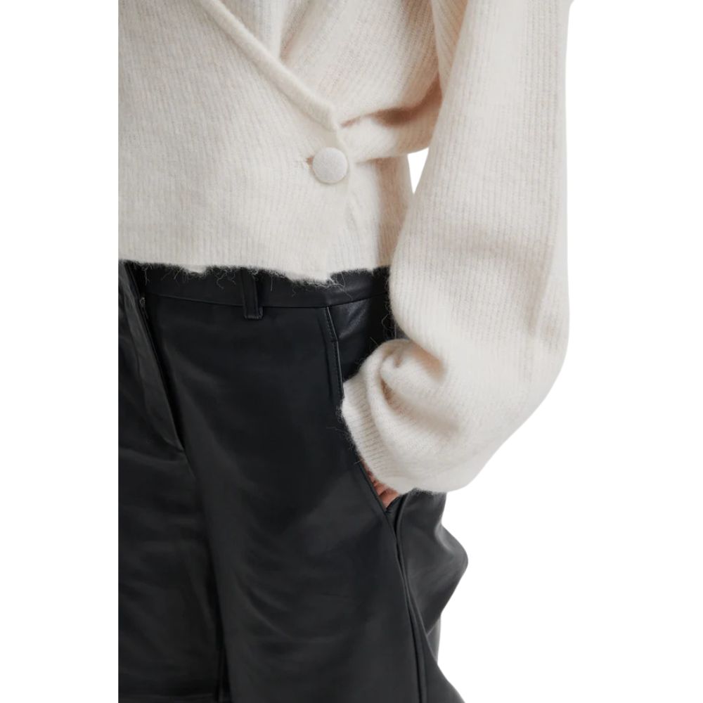 Second Female Sort Letho Leather Shorts