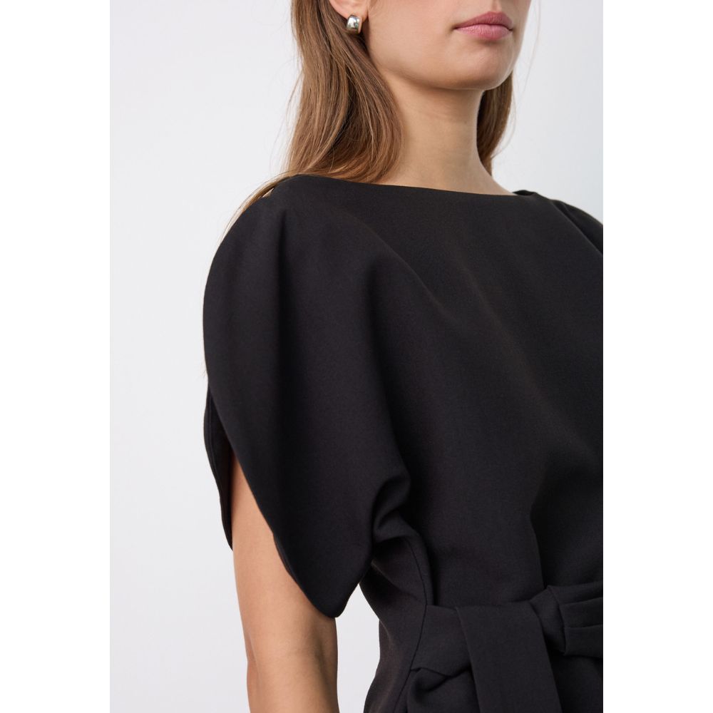 Co´coture Sort Acile Pleat Bluse
