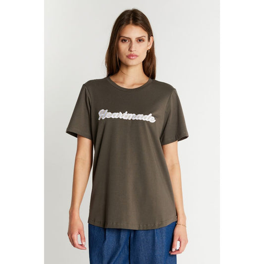 Heartmade Brun Efia Logo Tee