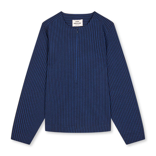 Mads Nørgaard Blå Soft Crease Julie Blouse