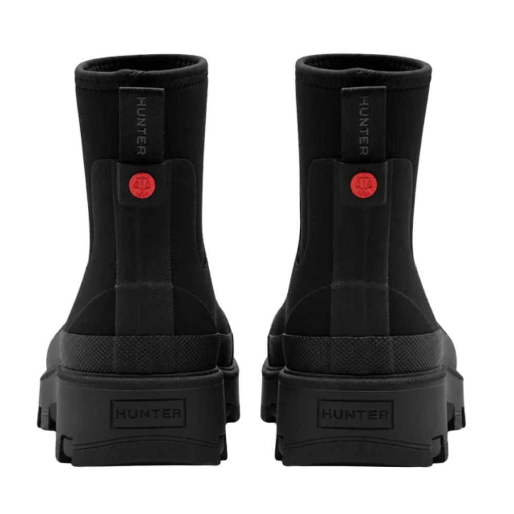 Hunter Sort Neopren Chelsea Boots