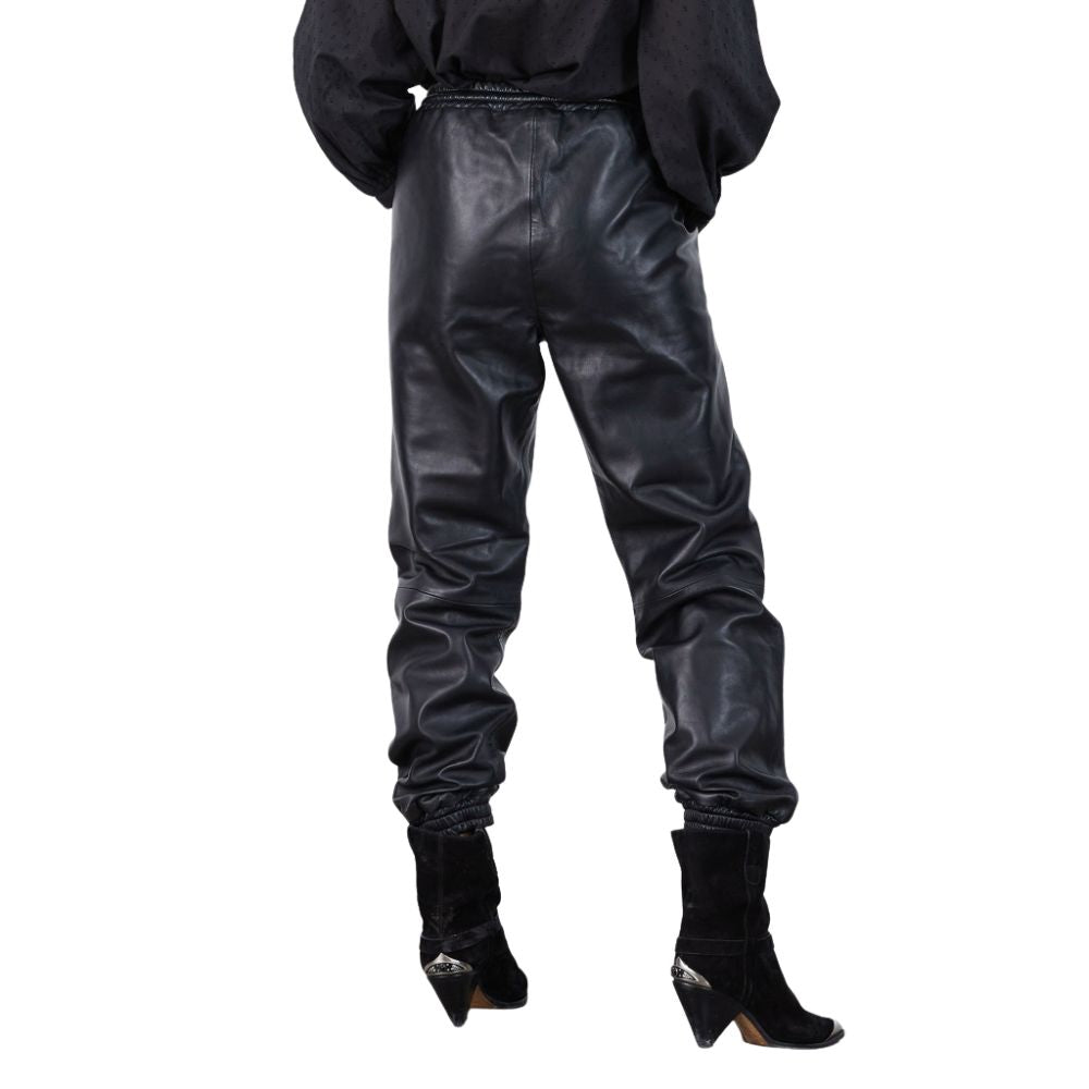 Lollys Laundry Sort Skind Bukser