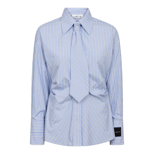 L'amitié Emma Tie Stripe Shirt