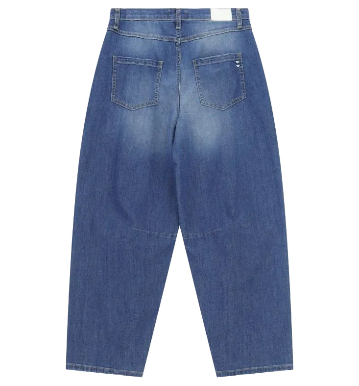 Please Light Blue Barrel Jeans