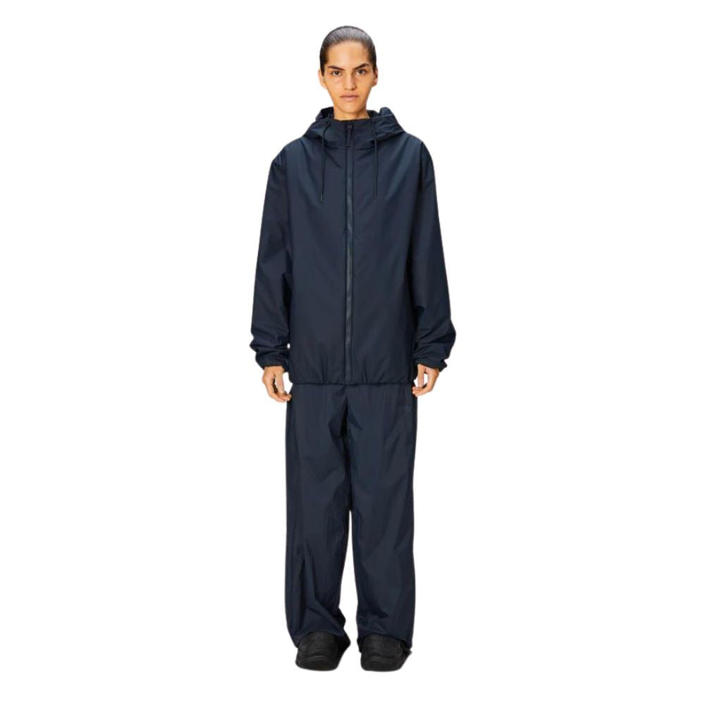 Rains Navy Lohja Long Jacket