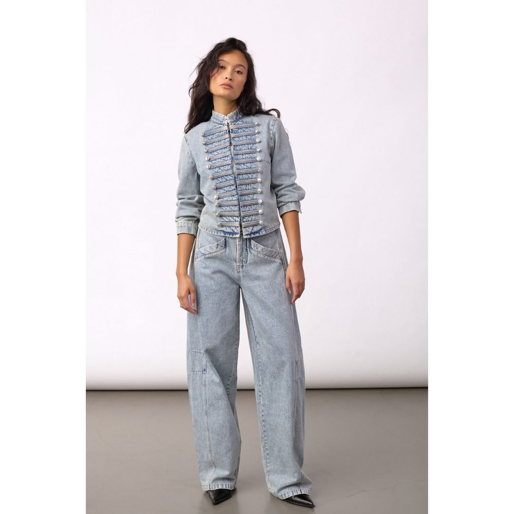 Co`Couture Denim Jackson Barrel Jeans