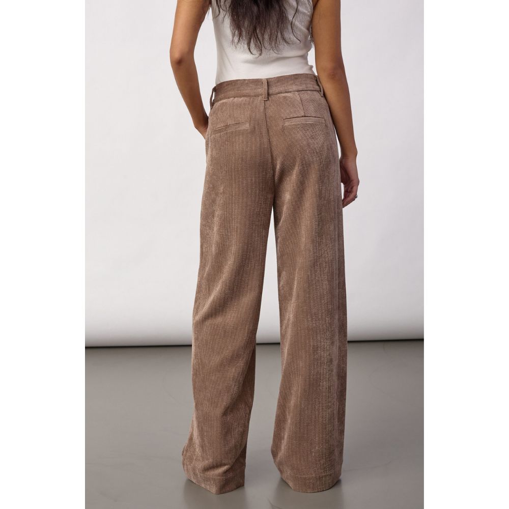 Co'Couture Walnut Daisy Cord Pant