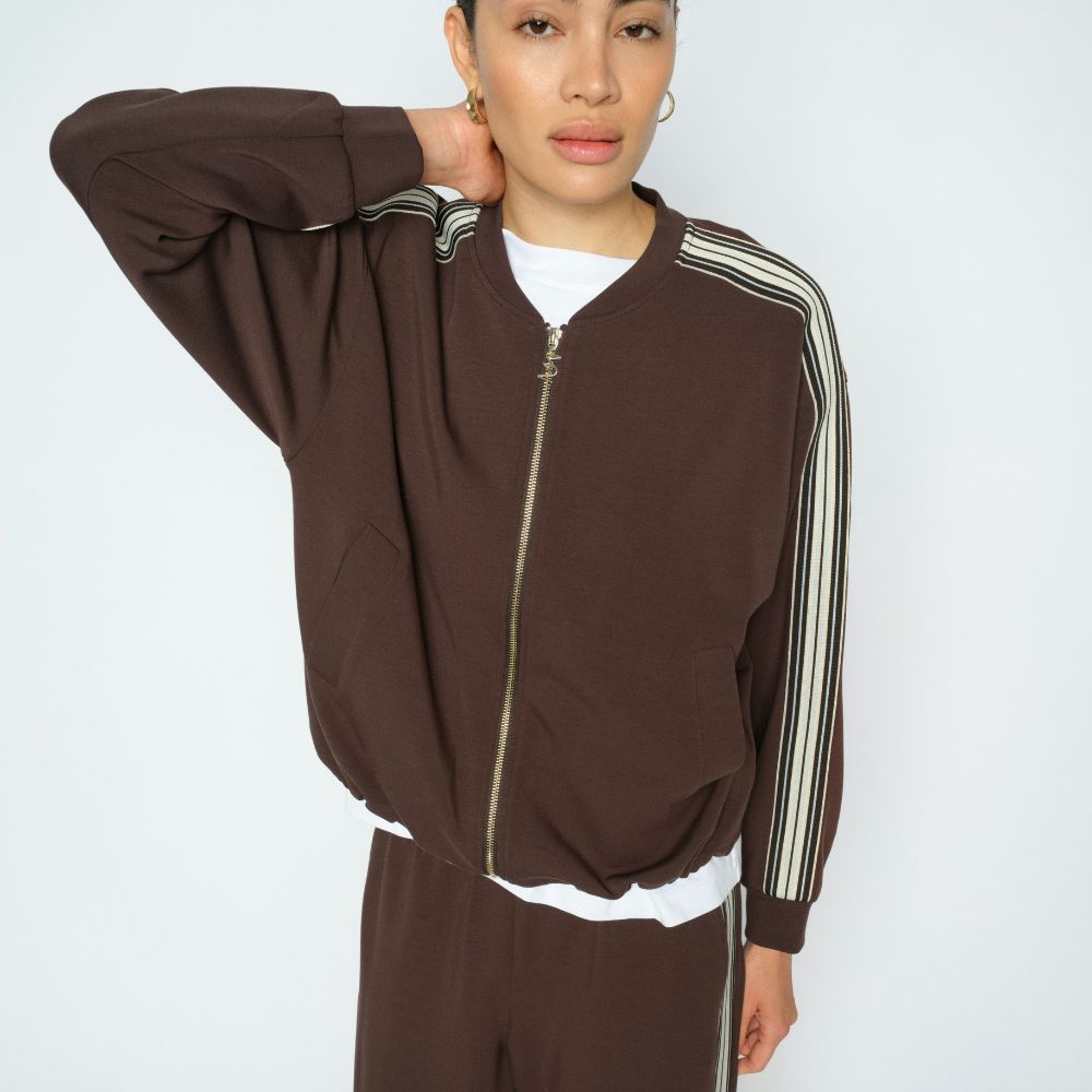 Mos Mosh Brun Ardie Sweat Cardigan