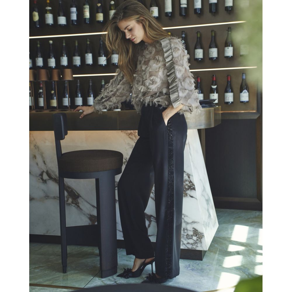 Co'Couture Sort Amina Shimmer Pants