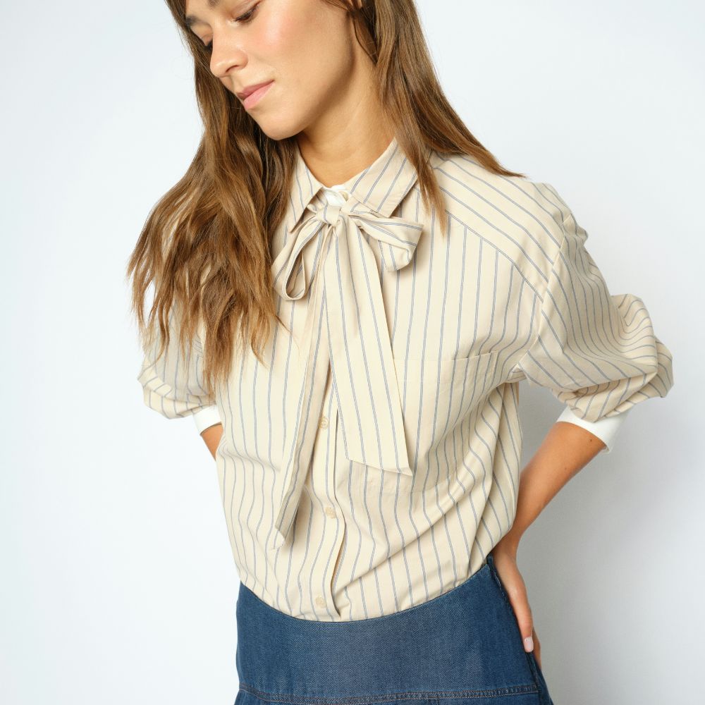Mos Mosh Beige Keeva Lilou Shirt