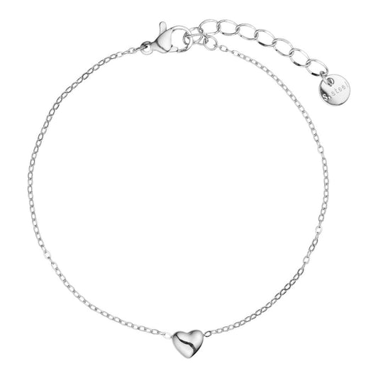 Marea Sølv Heart Bracelet