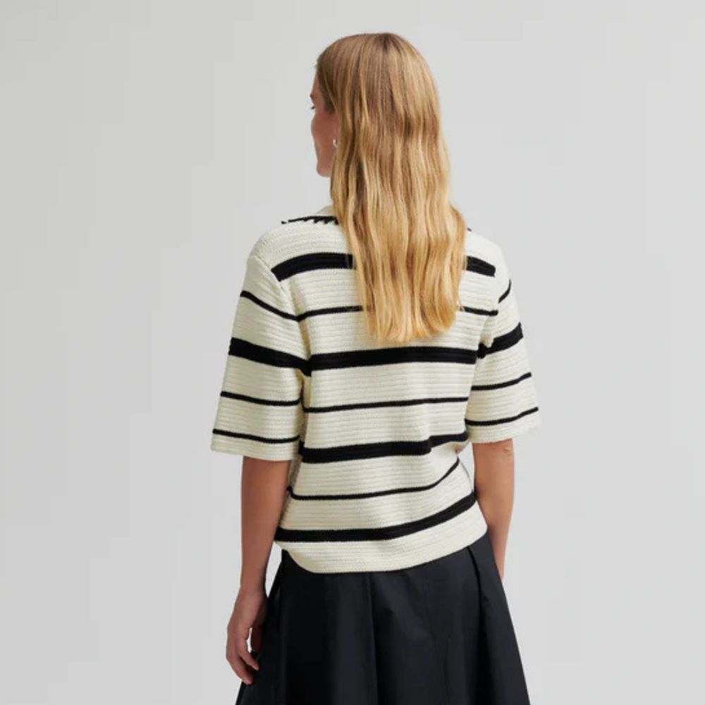 Second Female hvid/sort Susi Knit