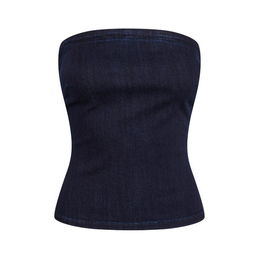 My Essential Wardrobe Dark Blue Ayo Denim Top