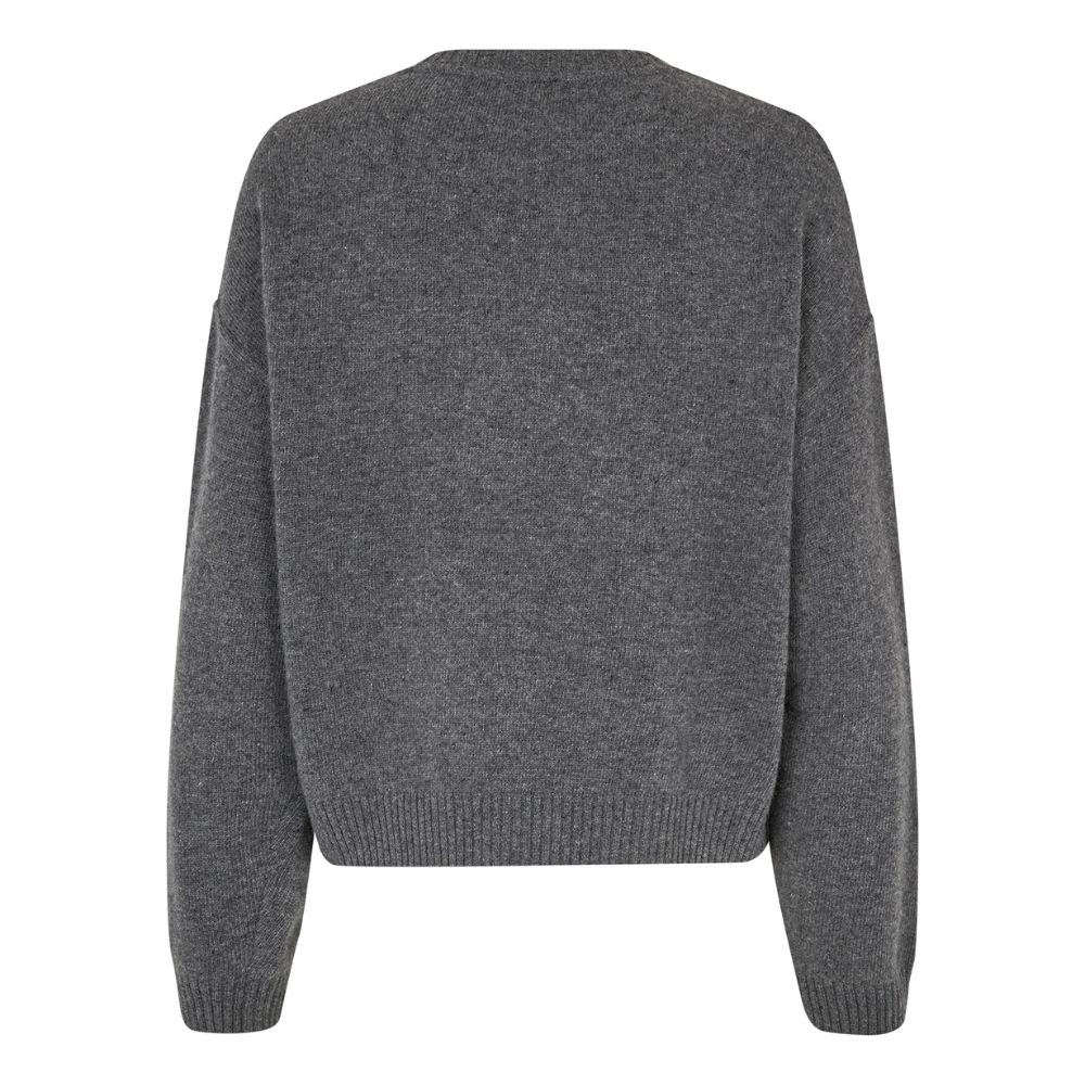 Mads Nørgaard Dark Grey Melange Recy Soft Tilona Sweater