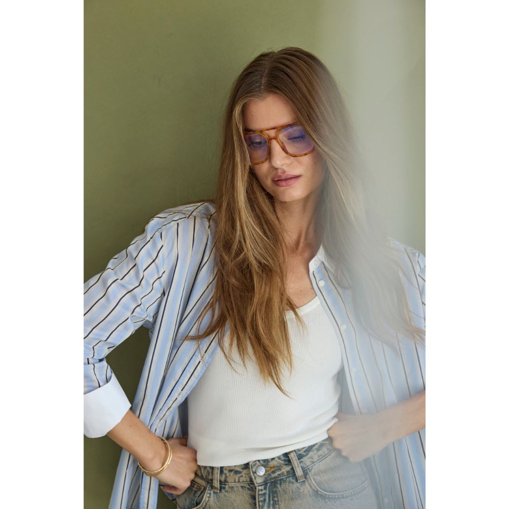 Co´Couture Pale Blue Shino Shirt