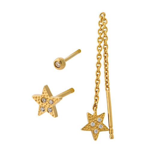 Pernille Corydon Gold Sparkling Star Box
