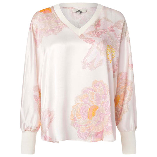 Charlotte Sparre Cream V-Rib Blouse