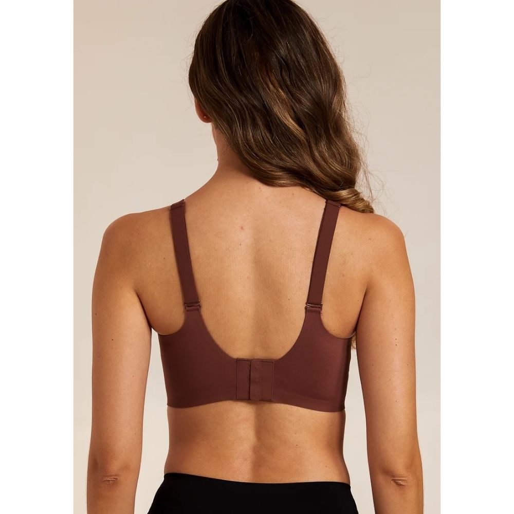 FEMIFEMME Velvet Chocolate Soft Scallop Bra