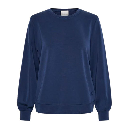 My Essential Wardrobe Navy The Sweat Blouse
