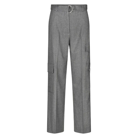 Second Female Grey Melange Holsye Cargo Trousers