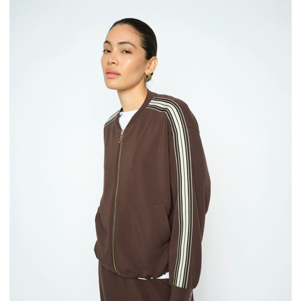 Mos Mosh Brun Ardie Sweat Cardigan