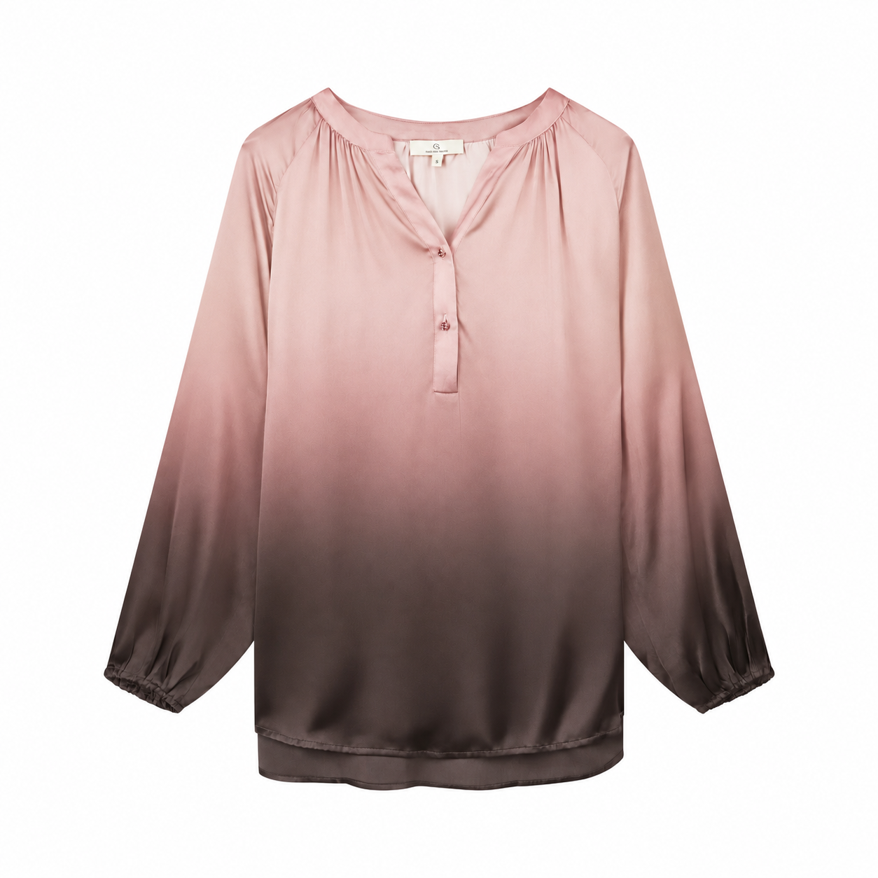 Charlotte Sparre Rose/Brown Ombre Drema Blouse