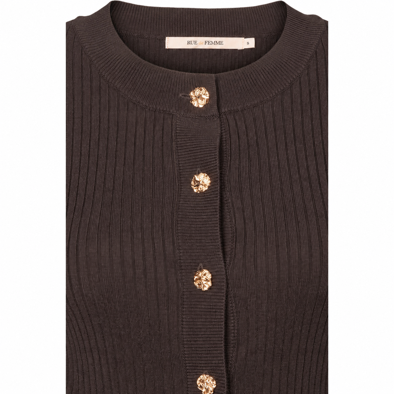 Rue de Femme Brun Lope Knit Cardigan