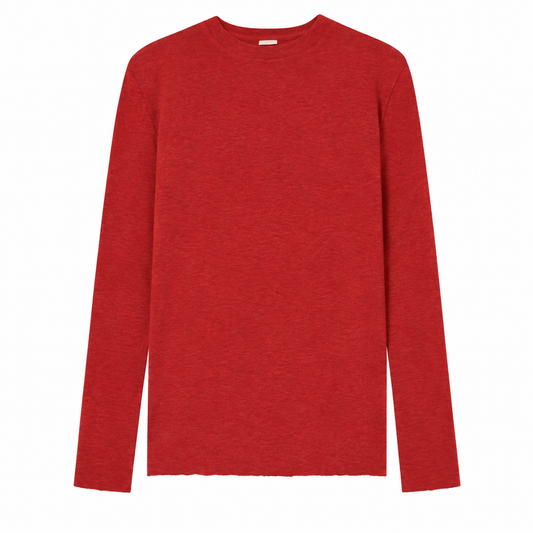 By Basics Chili Red Shirt Collar Pa