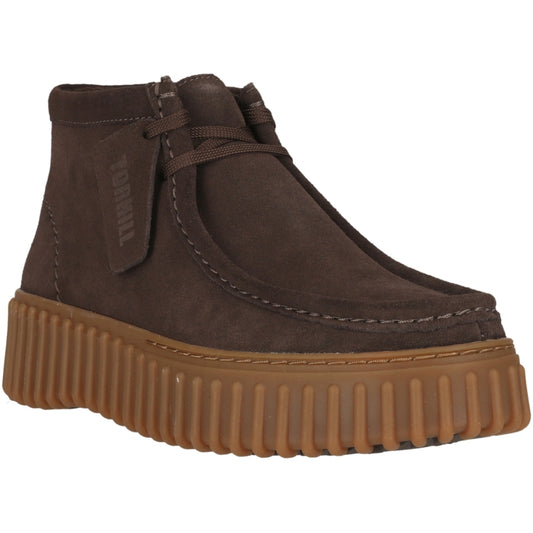 Clarks Dark Brown S Torhill Moss D