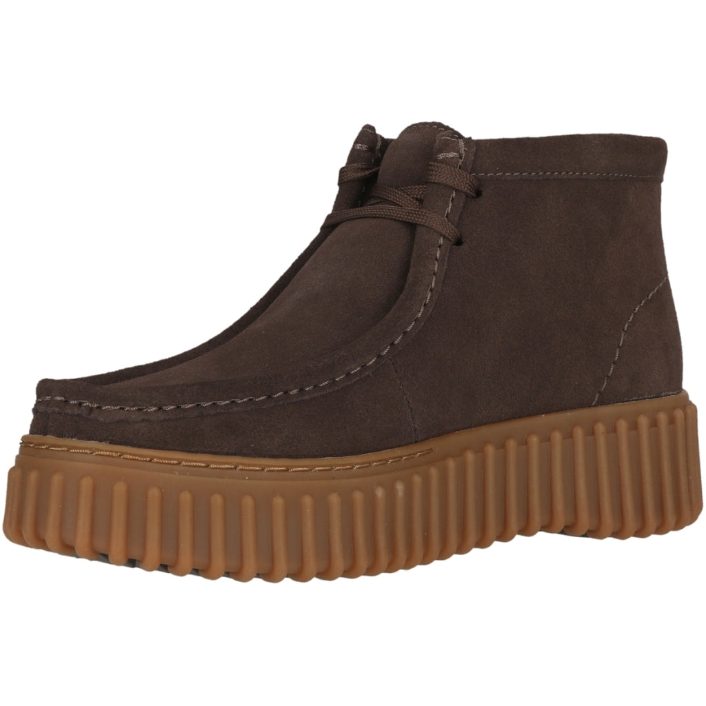 Clarks Dark Brown S Torhill Moss D