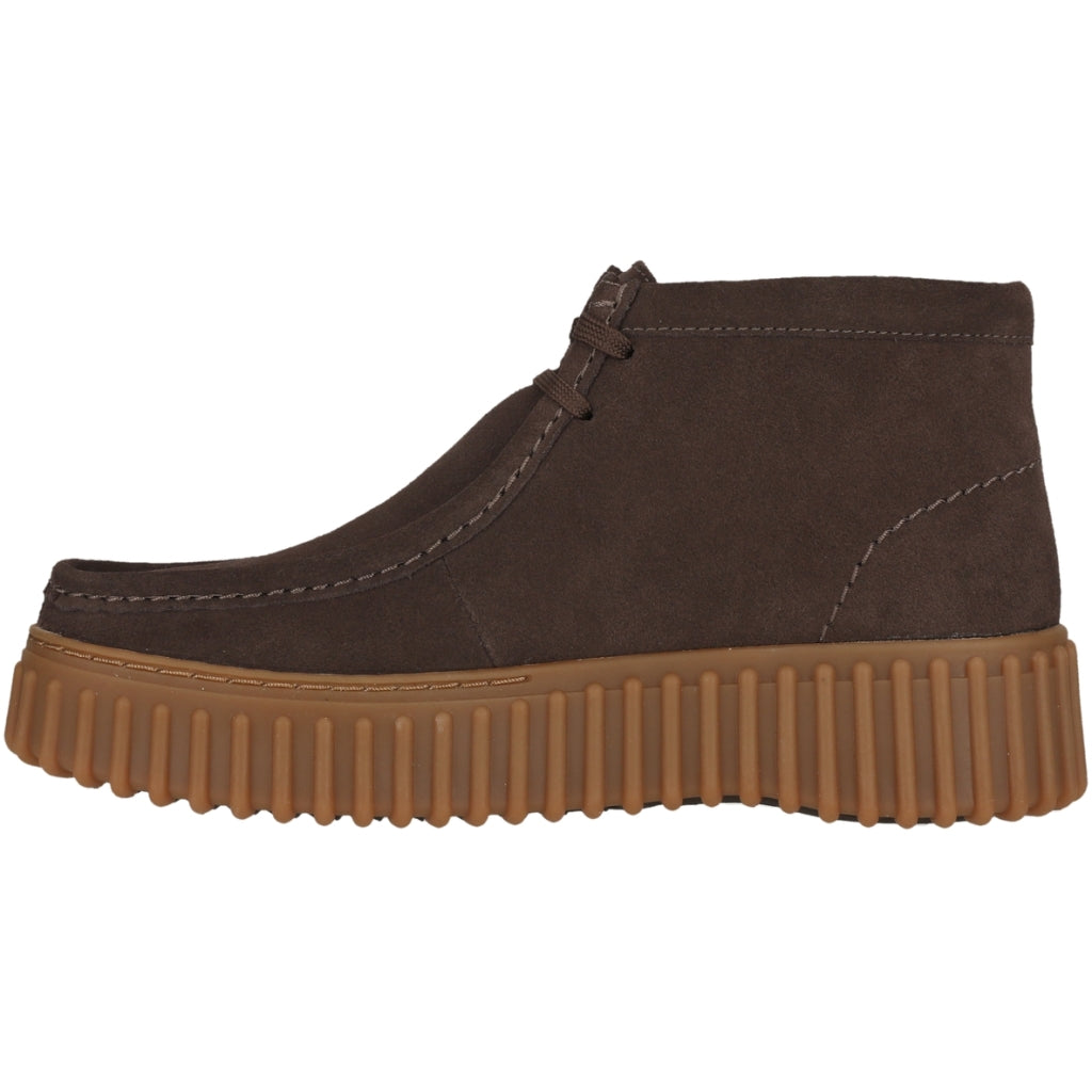 Clarks Dark Brown S Torhill Moss D