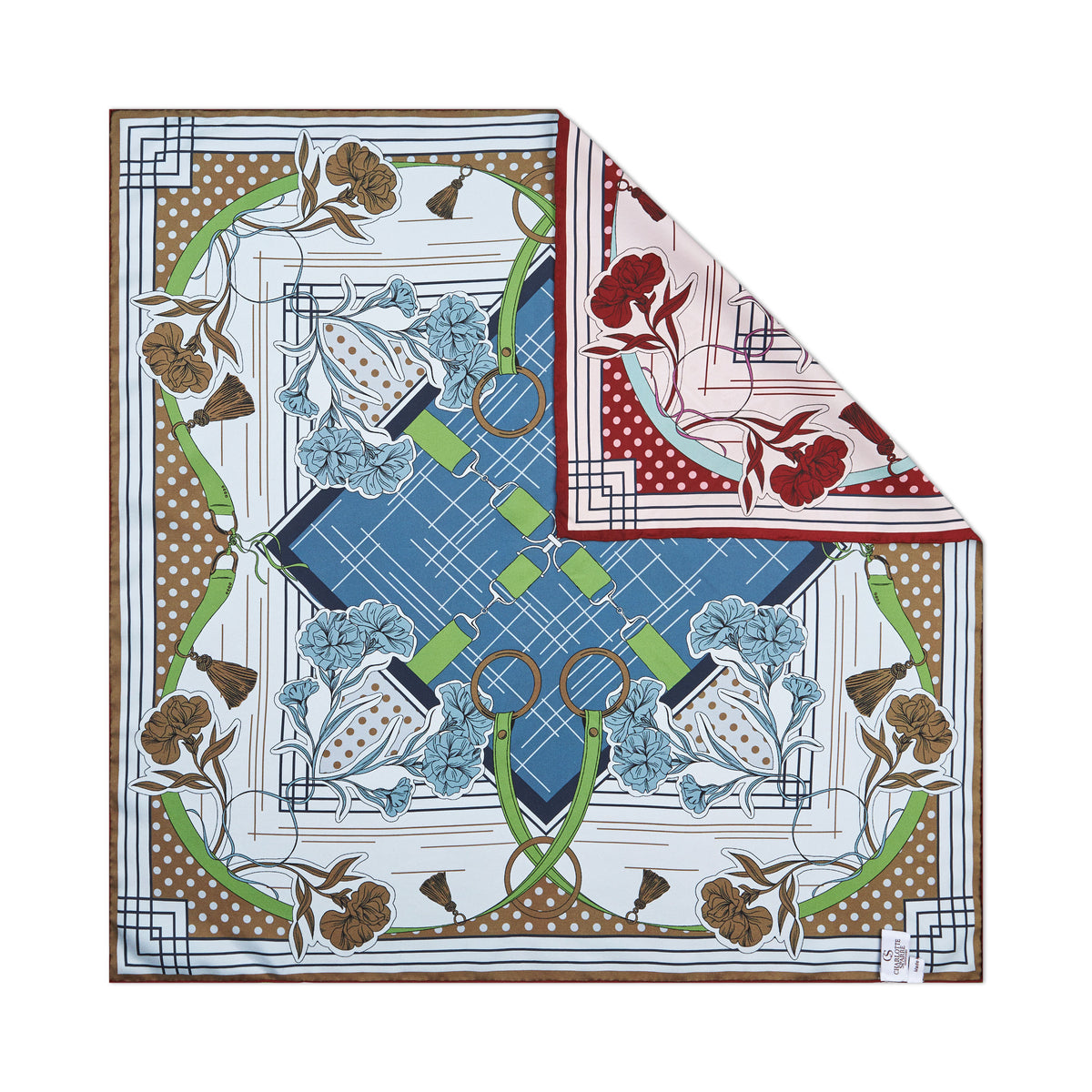 Charlotte Sparre Blue Eleonore Scarf