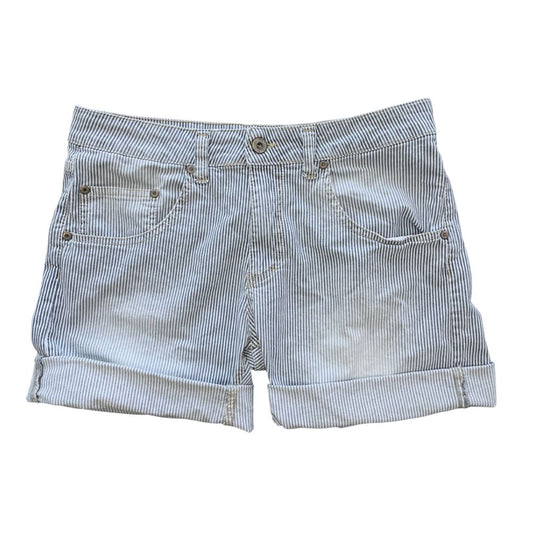 Please Bianco/Blu Zip Shorts Light