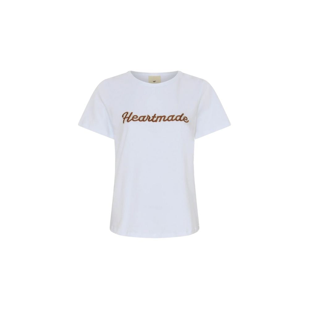 Heartmade Hvid Efia logo T-shirt