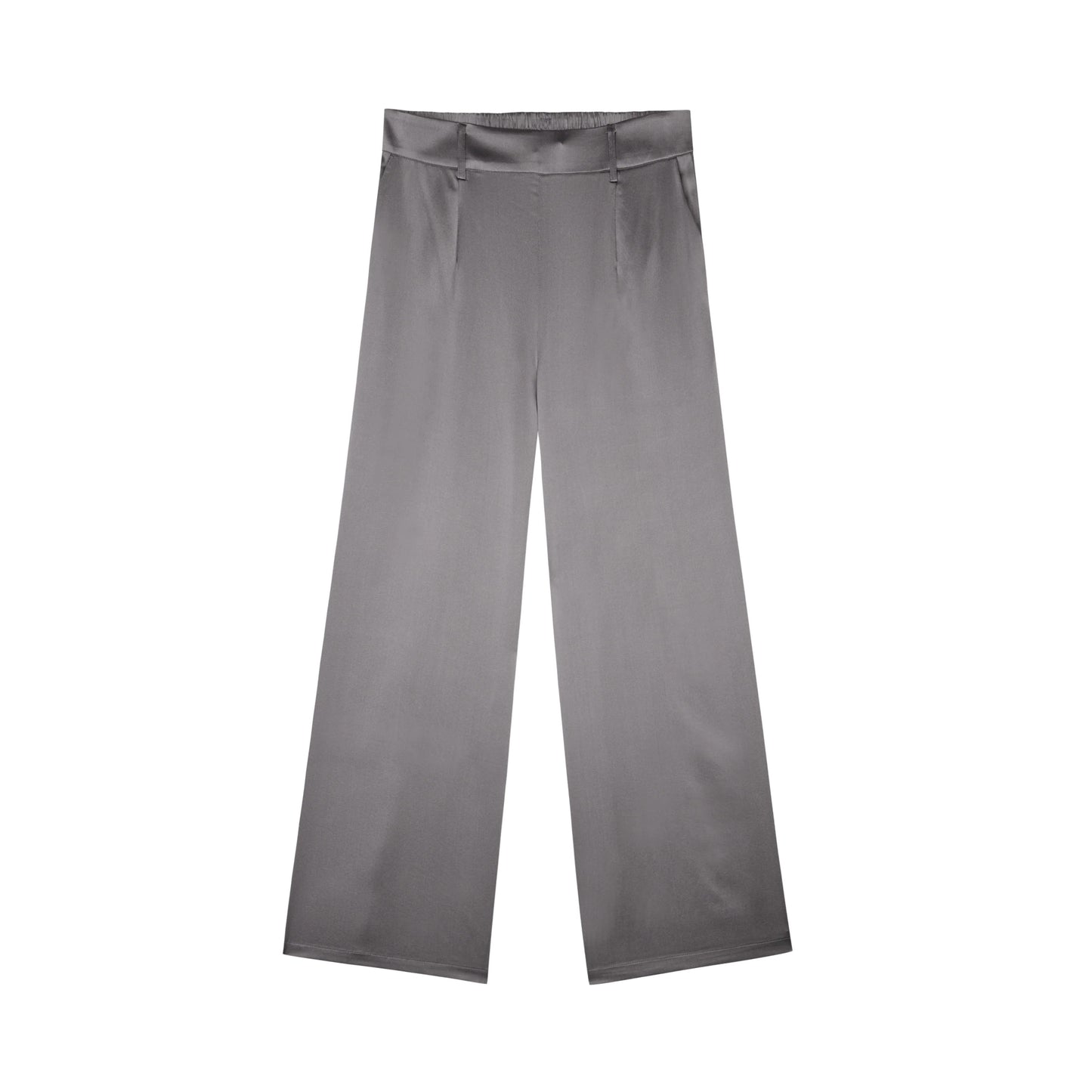 Charlotte Sparre Brown Solid Wide Pants