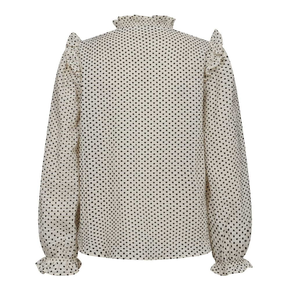 Co`Couture Hvid Chess Dot Shirt