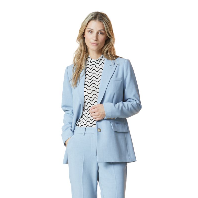 Rue De Femme White Sand Mesh Roll Neck