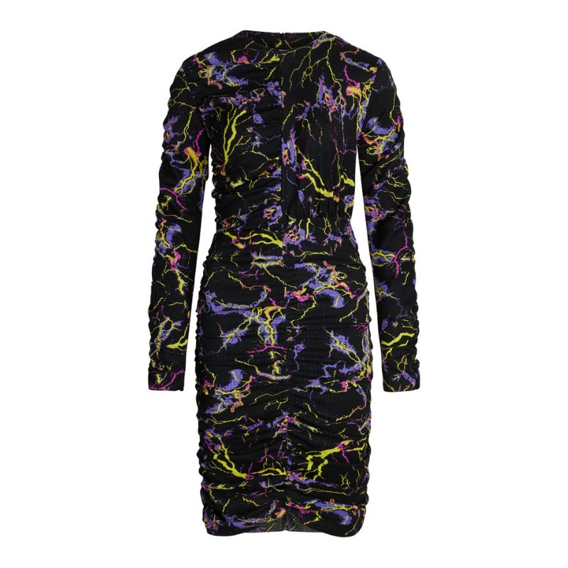 Mads Nørgaard Sky AOP Black Aachen Dress Pollux