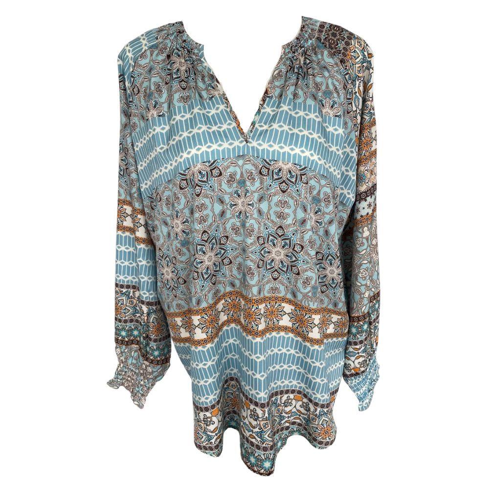 Charlotte Sparre Ines Blue Jammy Blouse