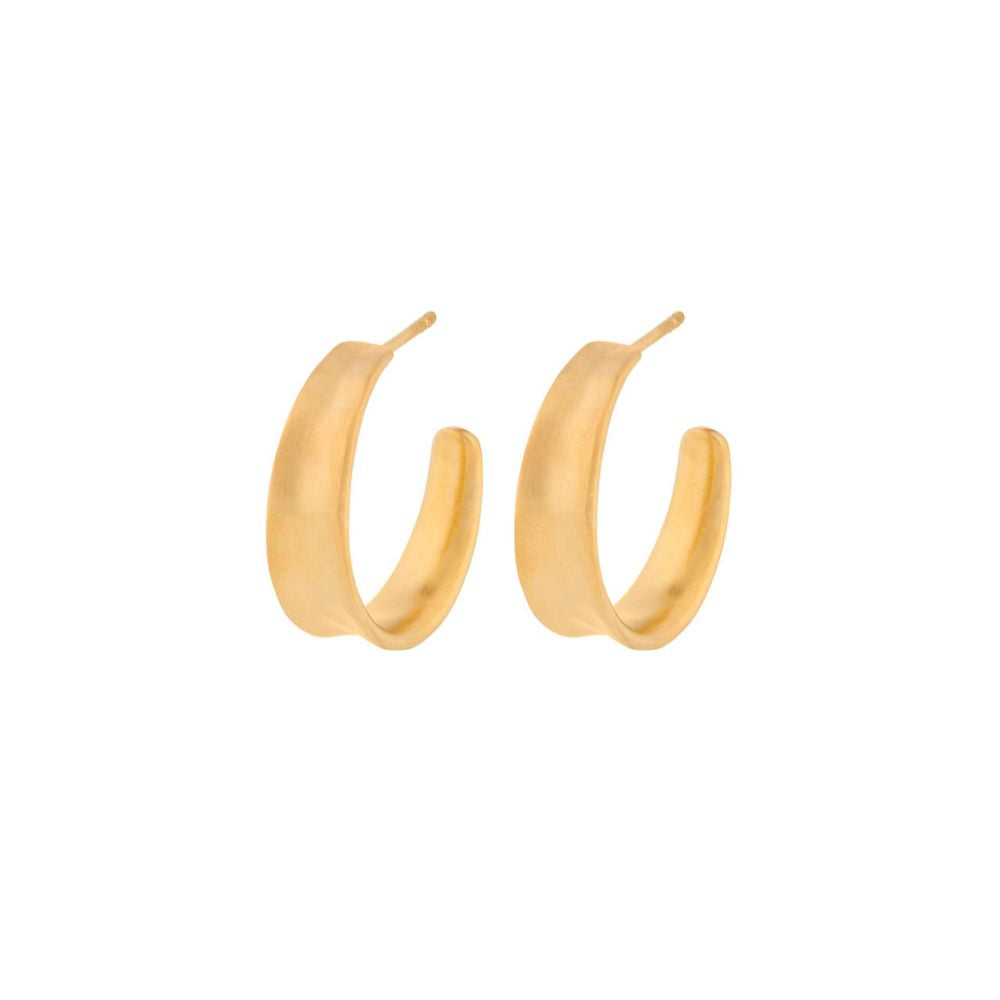 Pernille Corydon Gold Small Saga Earrings