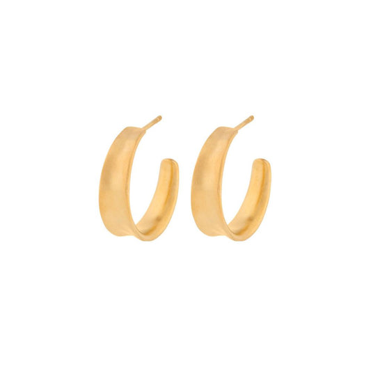 Pernille Corydon Gold Small Saga Earrings