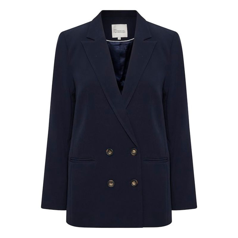 My Essential Wardrobe Baritone Blue The Tailored Blazer