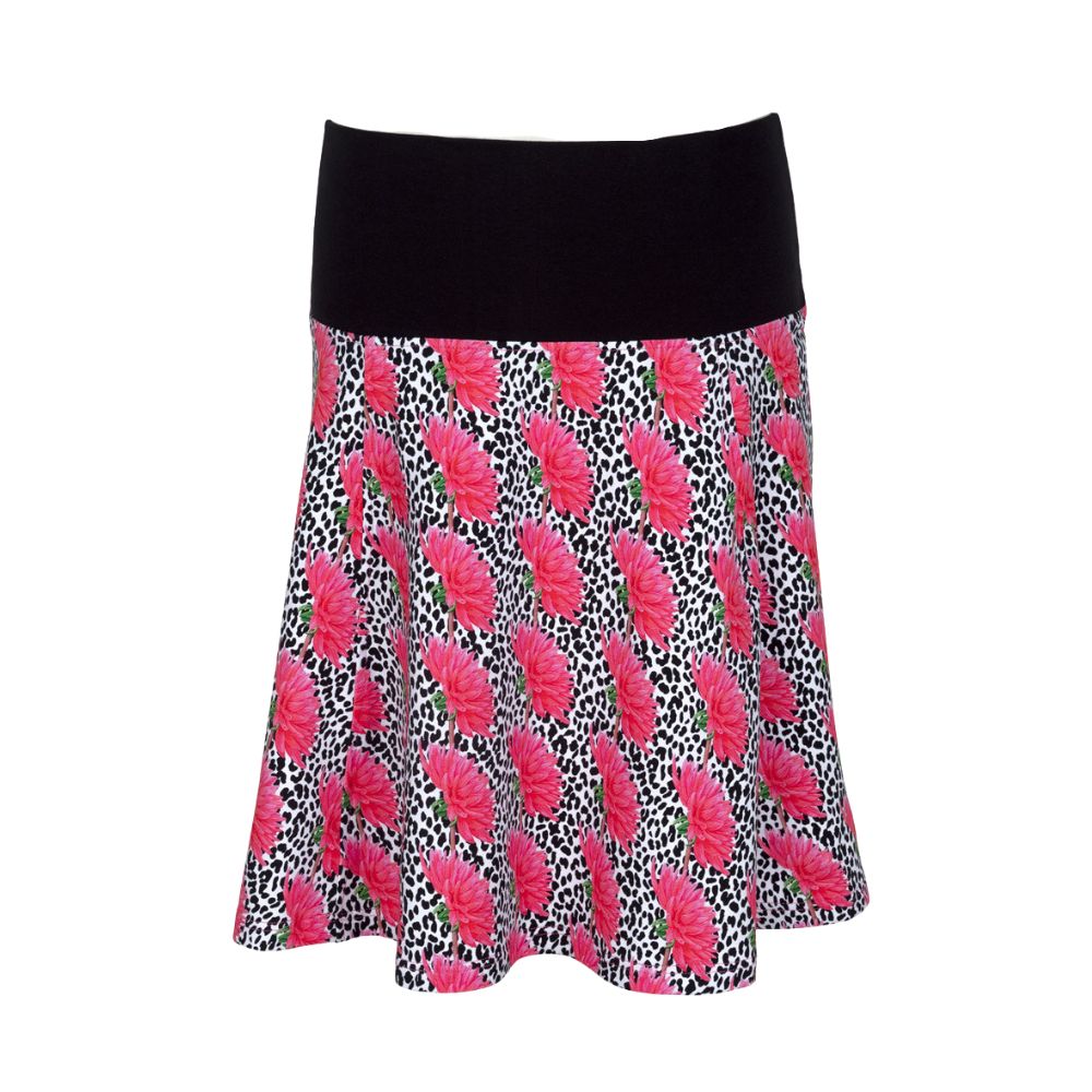 Margot Leopard Swinger Skirt