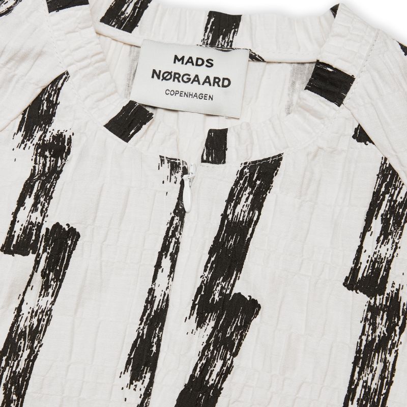 Mads Nørgaard Paint Stripe AOP/White Al Dupina Dress Chakra
