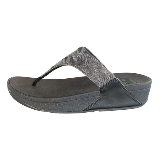 FitFlop Black Lulu Geoglitz